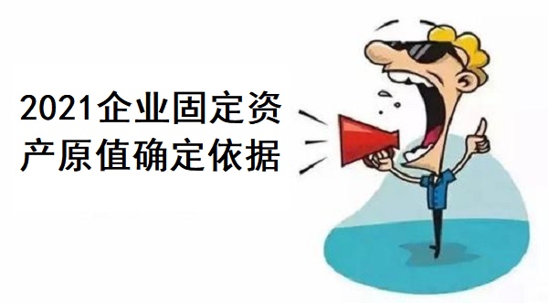 企业固定资产原值确定依据